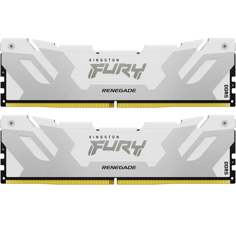 Модуль пам`яті DDR5 2x24GB/8400 Kingston Fury Renegade Silver/White (KF584CU40RWK2-48)