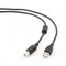 Фото - Кабель Cablexpert (CCFB-USB2-AMBM-3M) USB2.0-USB-B, феррит, 3 м, чорний | click.ua