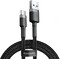 Фото - Кабель Baseus Cafule USB-USB-C, 2A, 2м Black/Grey (CATKLF-CG1) | click.ua