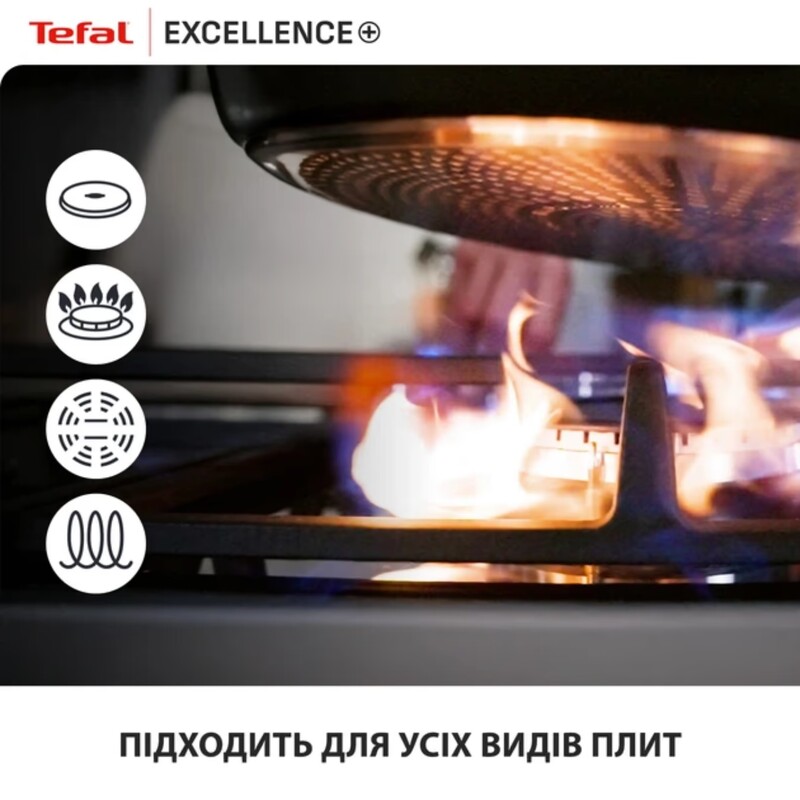 Сотейник з кришкою Tefal Excellence+ 24 см (G3308802)