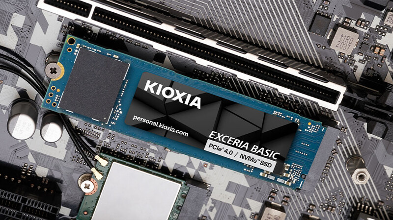 Накопитель SSD 2TB Kioxia Exceria Basic M.2 2280 PCIe 4.0 x4 QLC (LSF10Z002TG8)