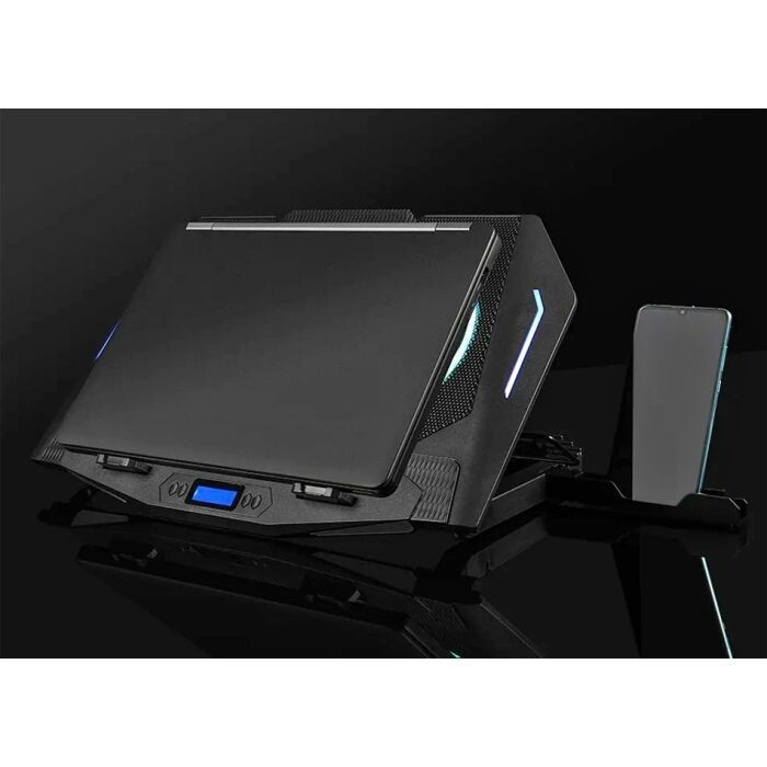 Підставка для ноутбука Modecom MC-CF21 RGB Silent Fan Black (PL-MC-CF-21-RGB)