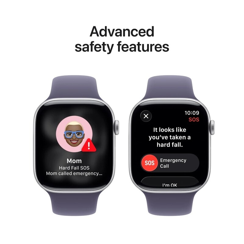 Смарт-годинник Apple Watch Series 11 GPS 42mm Silver Aluminium Case with Purple Fog Sport Band - S/M (MEU64RK/A)