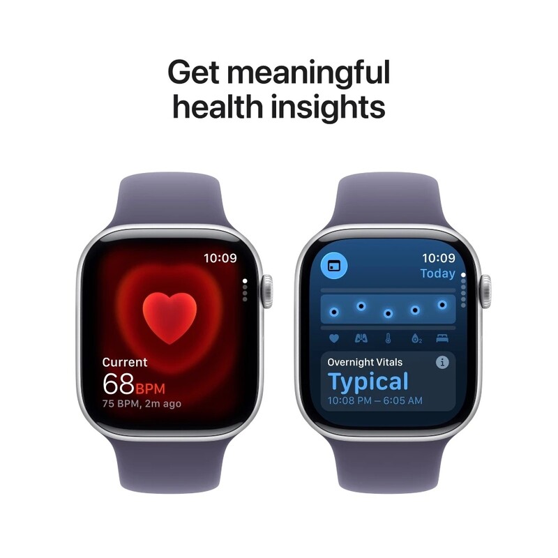 Смарт-годинник Apple Watch Series 11 GPS 42mm Silver Aluminium Case with Purple Fog Sport Band - S/M (MEU64RK/A)