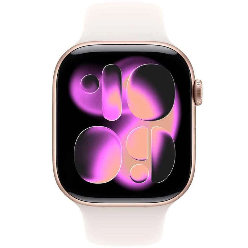 Смарт-годинник Apple Watch Series 11 GPS 42mm Rose Gold Aluminium Case with Light Blush Sport Band - S/M (MEU04RK/A)