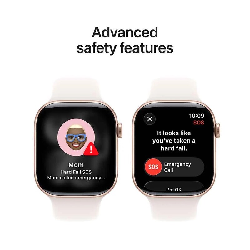 Смарт-годинник Apple Watch Series 11 GPS 42mm Rose Gold Aluminium Case with Light Blush Sport Band - S/M (MEU04RK/A)