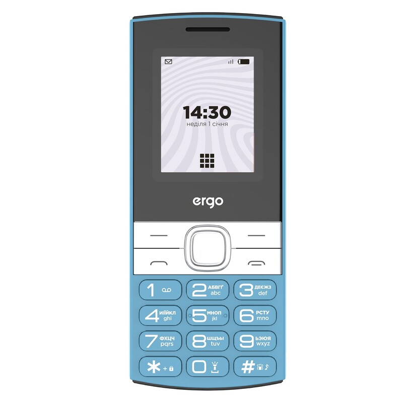 Мобiльний телефон Ergo B185 Dual Sim Blue