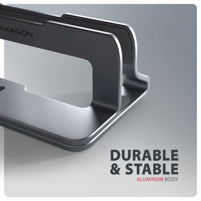 Подставка для ноутбука Axagon Vertical Stand for Laptops & Tablets Gray (STND-VG)