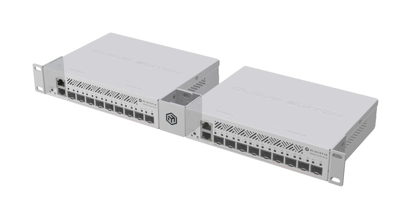 Кріплення для монтажу у стійку 19" MikroTik RMK-2/10 (1U Dual or 10’’ rackmount kit)