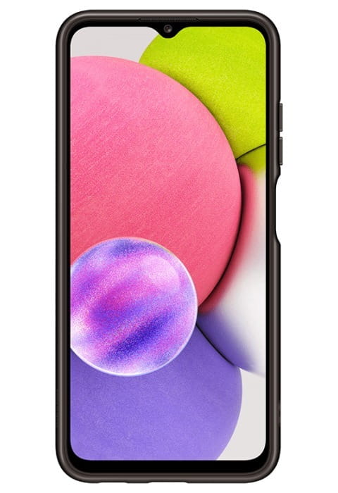 Чохол-накладка Samsung Soft Clear Cover для Samsung Galaxy A03s SM-A037 Black (EF-QA037TBEGRU)