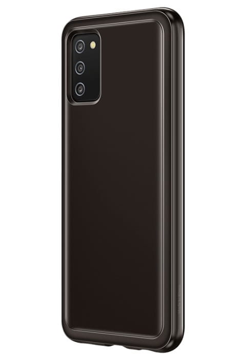 Чохол-накладка Samsung Soft Clear Cover для Samsung Galaxy A03s SM-A037 Black (EF-QA037TBEGRU)