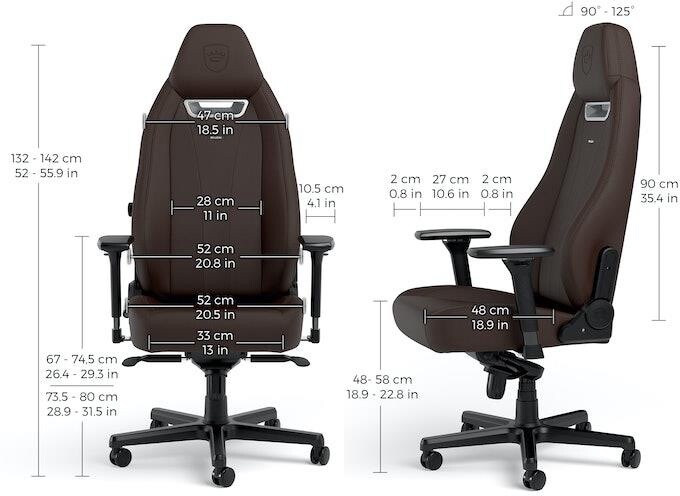 Крісло для геймерів Noblechairs Legend Java Edition Brown (NBL-LGD-GER-JED)