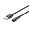 Фото - Кабель ColorWay USB - Lightning (M/M), textured PVC, 3А, 2 м, Black (CW-CBUL095-BK) | click.ua
