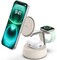 Фото - Бездротовий зарядний пристрій Belkin UltraCharge Pro 3-in-1 Magnetic Charging Dock with Qi2 25W Sand (WIZ040KQSD) | click.ua