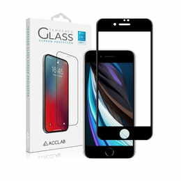 Захисне скло ACCLAB Full Glue для Apple iPhone SE 2020/8/7 Black (1283126508172)