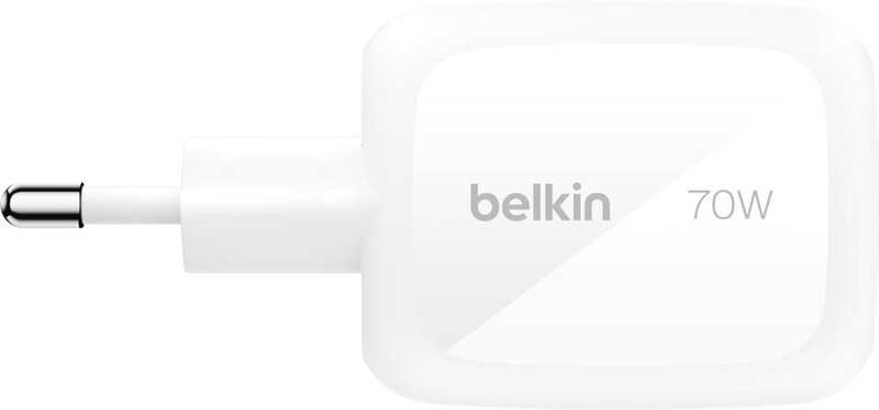Мережевий зарядний пристрій Belkin BoostCharge Pro 3-Port GaN Wall Charger 70W White (WCH018HQWH)