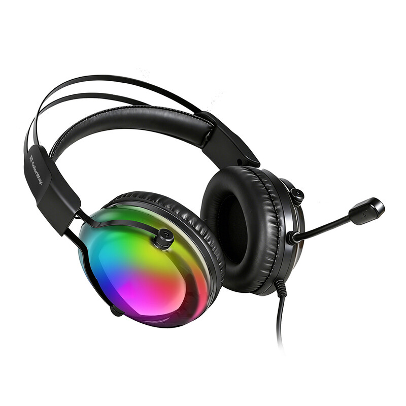 Гарнитура СolorWay Firestrike RGB Black (CW-HPG04BK)