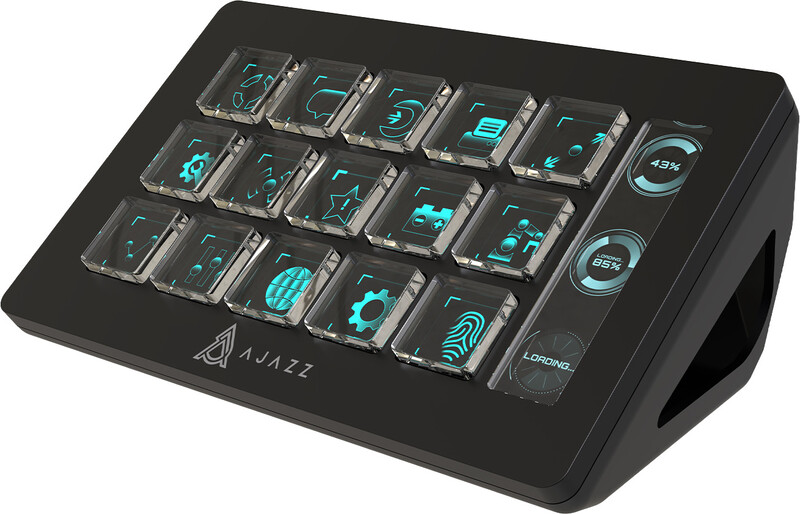 Контролер для стримінгу Ajazz AKP153E USB Black (AKP153E-B)