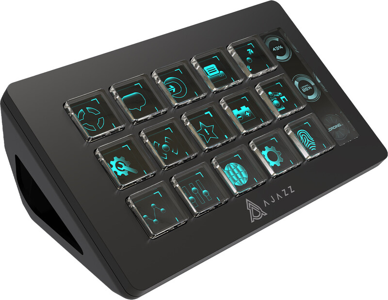 Контролер для стримінгу Ajazz AKP153E USB Black (AKP153E-B)