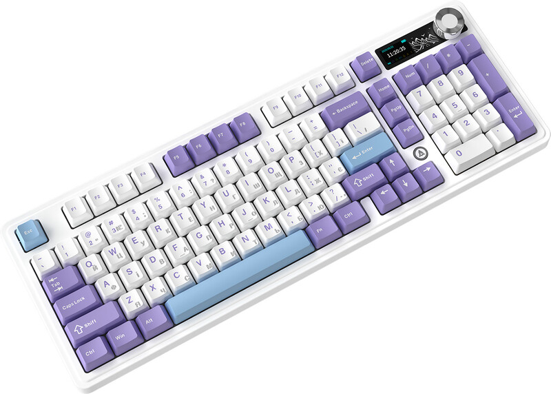 Клавиатура беспроводная Ajazz AK980 V2 Maillard Switch White (AK980-V2-M-PWB)