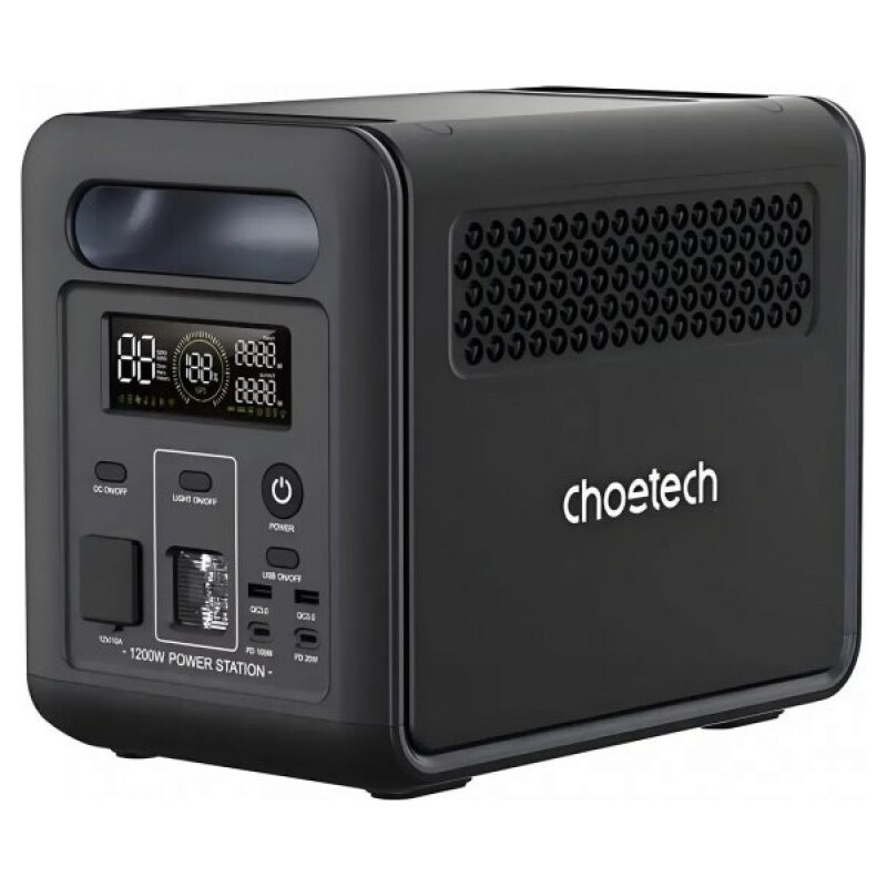 Зарядна станція Choetech BS068 1024Wh, 1200W (BS068-EU-BKGY)