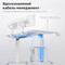 Фото - Компьютерный стол Anda Seat Xtreme Pro 1400x750 White (AD-D-DD1-1400-08-W) | click.ua