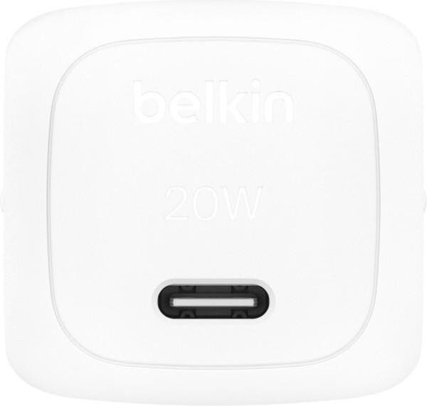 Мережевий зарядний пристрій Belkin BoostCharge Compact USB-C Wall Charger 20W White (WCA009KQWH)