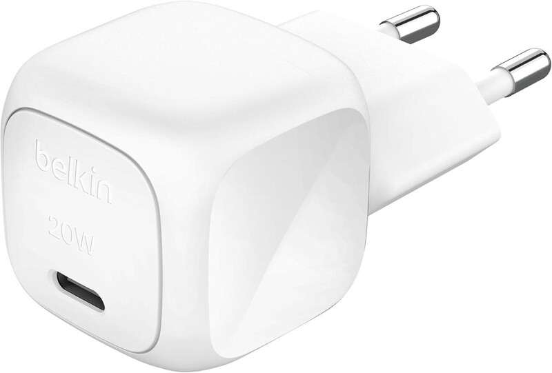 Мережевий зарядний пристрій Belkin BoostCharge Compact USB-C Wall Charger 20W White (WCA009KQWH)