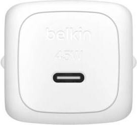 Мережевий зарядний пристрій Belkin BoostCharge Compact USB-C Wall Charger 45W White (WCA013KQWH)