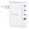 Фото - Сетевое зарядное устройство Choetech GaN PD100W 4Ports White (PD9002) | click.ua