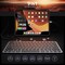Фото - Клавіатура Axagon HMC-KB 9 in 1 Layout USB Silver/Black (HMC-KB-CRL) | click.ua