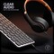 Фото - Клавіатура Axagon HMC-KB 9 in 1 Layout USB Silver/Black (HMC-KB-CRL) | click.ua