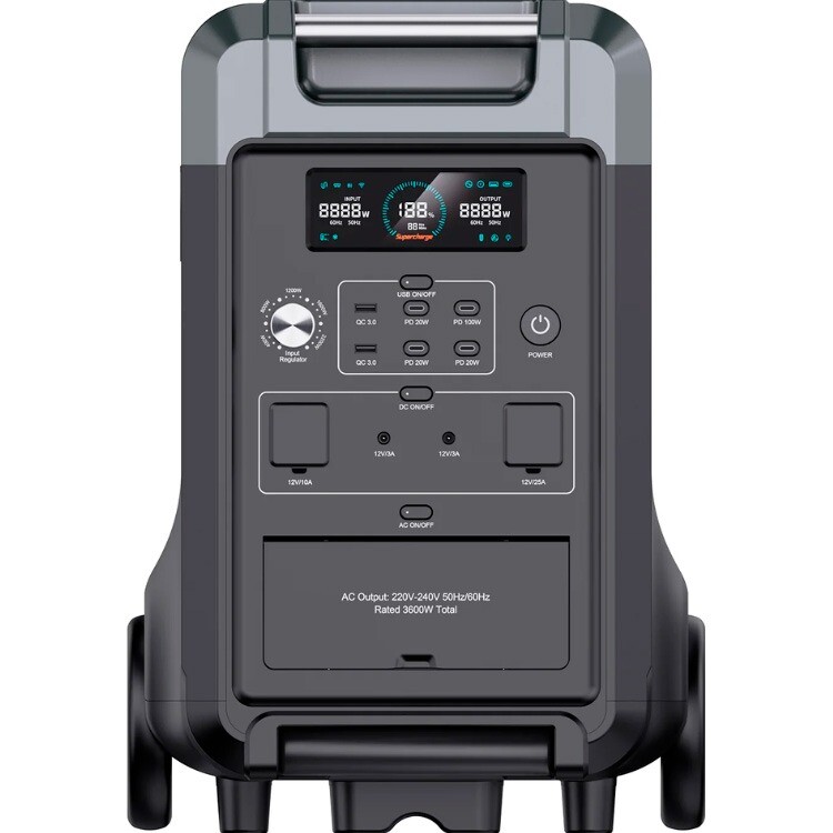 Зарядна станція Choetech BS009 3840Wh, 3600W (BS009-EU-BK)_OEM