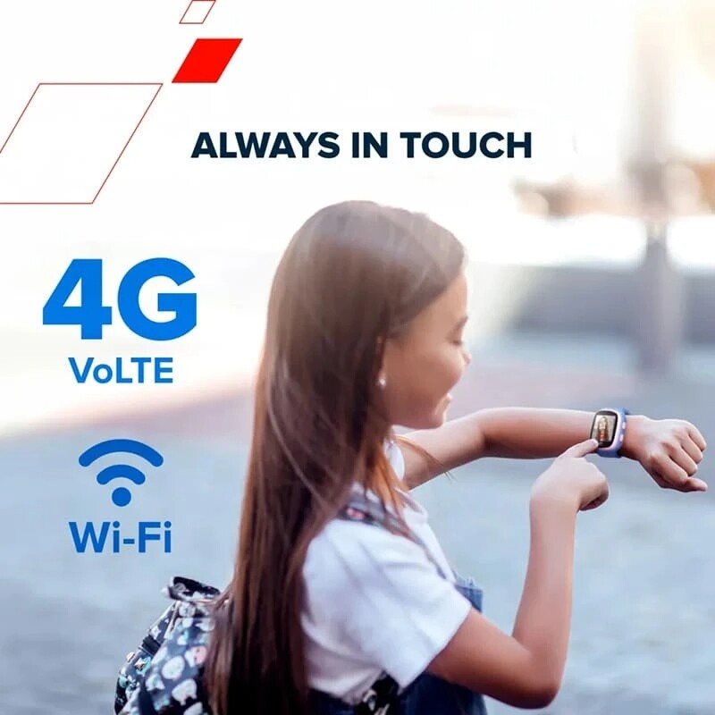 Детские смарт-часы Canyon Zefir KW-49 4G LTE Blue (CNE-KW49BL)