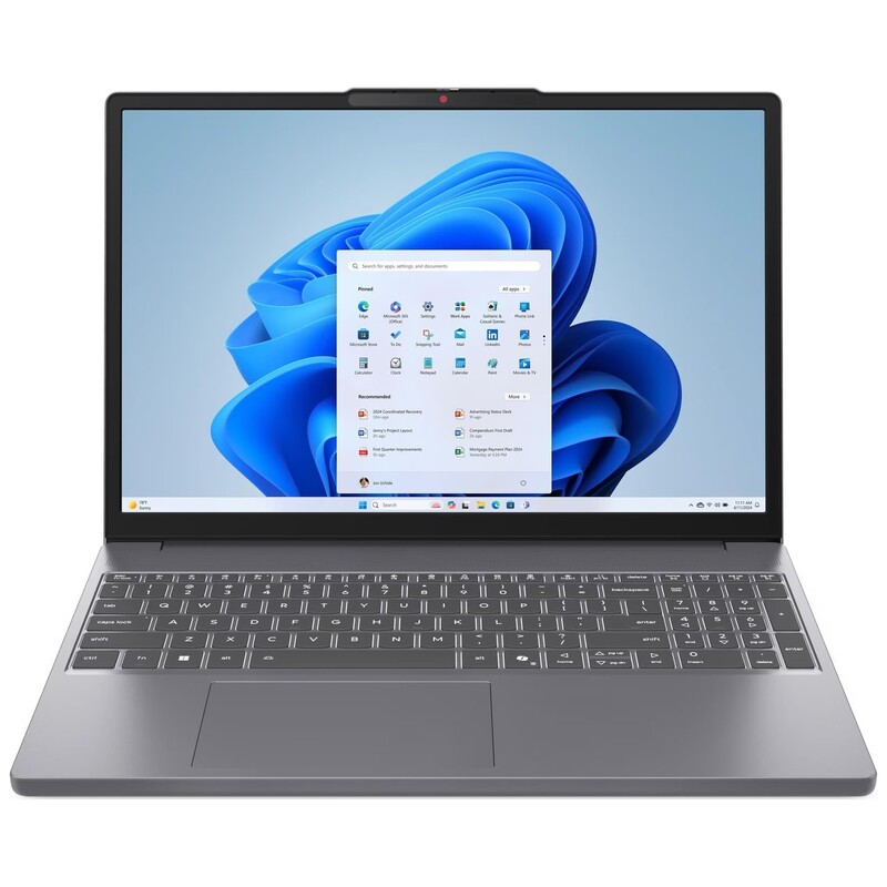 Ноутбук Lenovo IdeaPad Slim 3 15IRH10 (83K1010ERA) Luna Grey