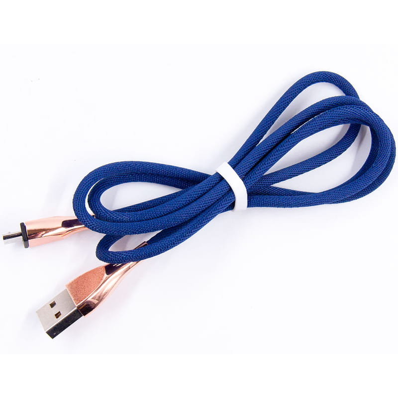 Кабель Dengos USB - microUSB (M/M) 1 м Dark Blue (NTK-M-SET-DBLUE)
