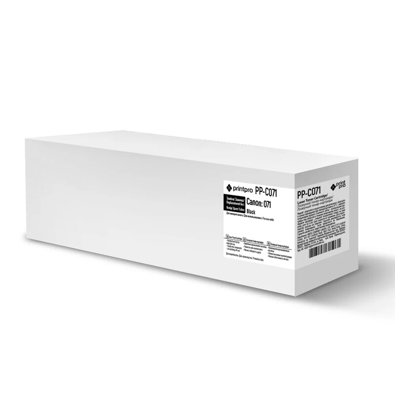 Картридж PrintPro (PP-C071) Canon MF272/MF275/LBP122 Black (Canon 071)