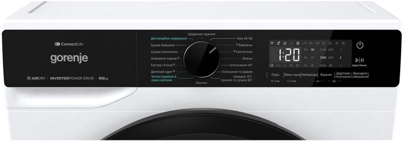 Пральна машина з сушкою Gorenje WD2PA964ADW