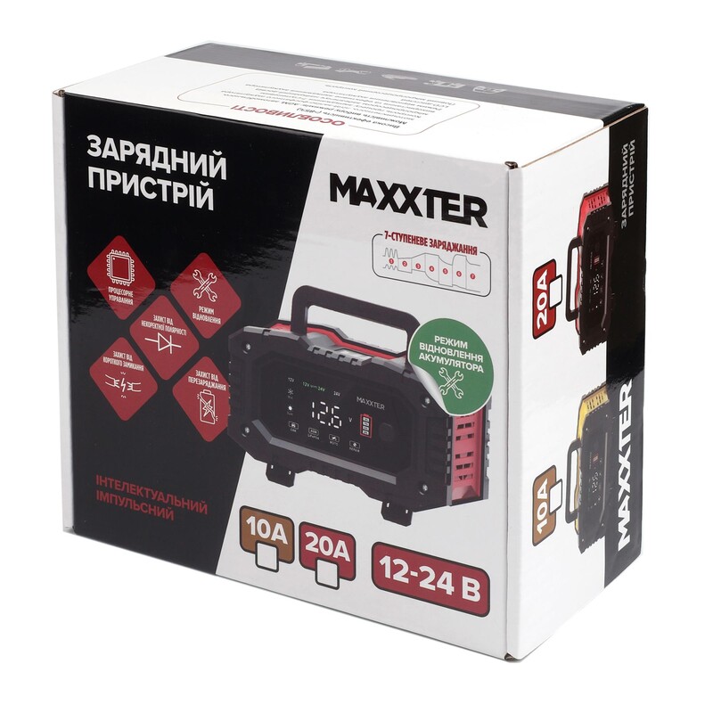 Зарядний пристрій Maxxter MX-CHR-1224V20P