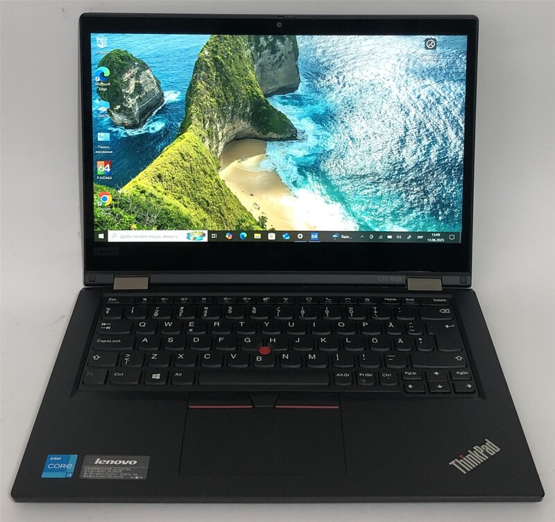 Ноутбук Lenovo ThinkPad L13 Yoga G2 / 13.3" FullHD IPS Touch / i3-1115G4 / 8GB / 256GB SSD / Win10Pro - Б/у