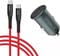 Фото - Автомобильное зарядное устройство Intaleo CCGQPD120T (USB, 3A) Grey (1283126509957) + кабель USB Type С | click.ua