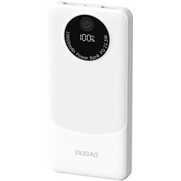 Універсальна мобільна батарея Dudao K12 10000mAh 22.5W White (6976625333875)