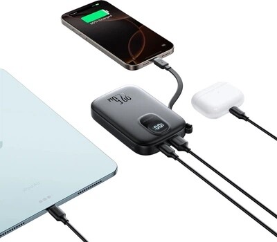 Універсальна мобільна батарея Joyroom 10000 mAh 22.5W Black (JR-PBF17)