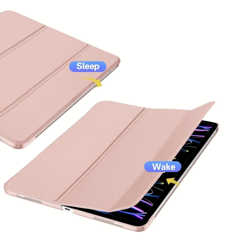 Чохол-книжка BeCover Tri Fold Hard для Apple iPad Air 13" M4 2026 Pink (715335)
