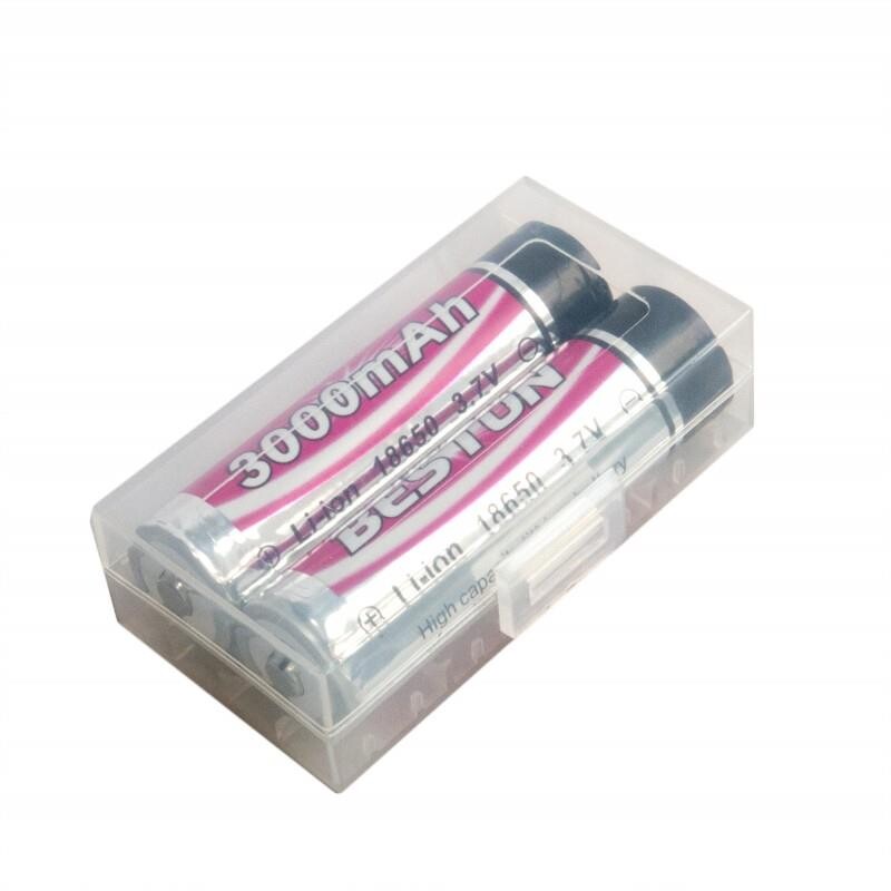 Акумулятор Beston 18650 Li-Ion 3000mAh футляр 2шт