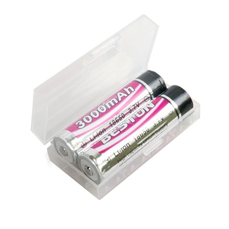 Акумулятор Beston 18650 Li-Ion 3000mAh футляр 2шт