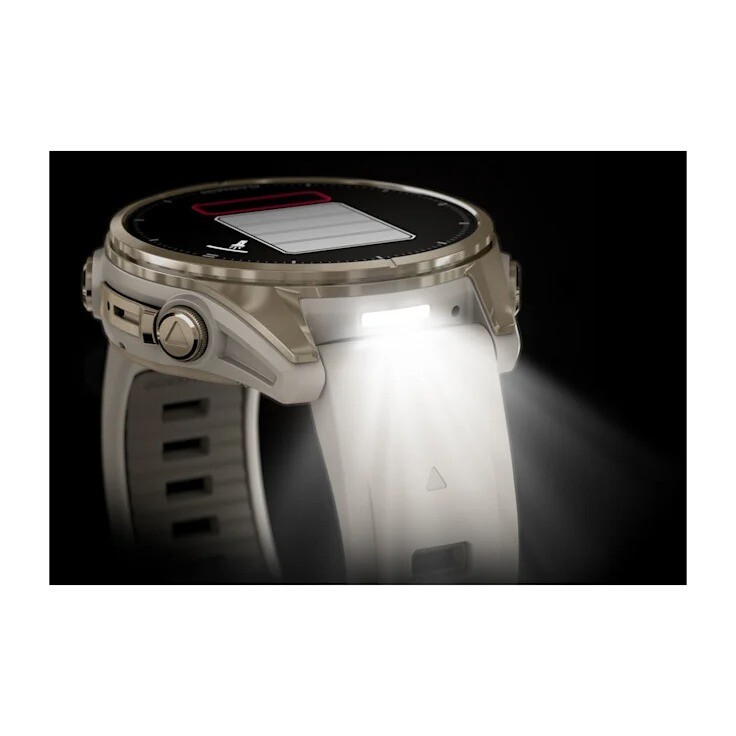 Смарт-часы Garmin Fenix 8 43mm AMOLED Sapphire Soft Gold with Fog Gray Silicone (010-02903-11)