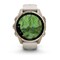 Фото - Смарт-часы Garmin Fenix 8 43mm AMOLED Sapphire Soft Gold with Fog Gray Silicone (010-02903-11) | click.ua