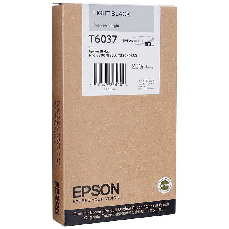 Картридж EPSON (T6037) Stylus Pro 7800/7880/9800/9880 (C13T603700) Light black