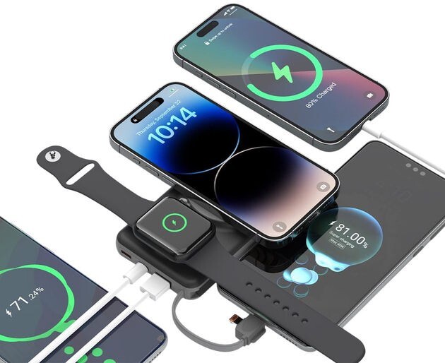 Універсальна мобільна батарея Choetech B695 10000mAh 20W Black (B695-BK)